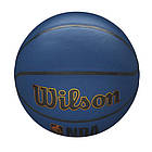 М'яч баскетбольний Wilson NBA Forge Plus Deep Navy розмір 7 композитна шкіра (WTB8102XB07), фото 6