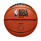 М'яч баскетбольний Wilson NBA DRV Pro розмір 6, 7 гумовий для гри на вулиці (WTB9100XB07), фото 2