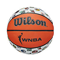 Мяч баскетбольный Wilson WNBA All Team Outdoor размер 6 резиновый (WTB46001XBWNBA)