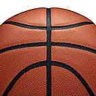 М'яч баскетбольний Wilson Evolution розмір 7 композитна шкіра коричневий (WTB0595XB0701), фото 5