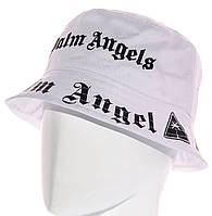 Панама летняя с логотипом Palm Angels палм ангелс мужская женская Белый