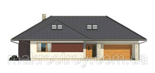МS101 это проект дома с мансардой и с гаражом - фото 8 - id-p220734377