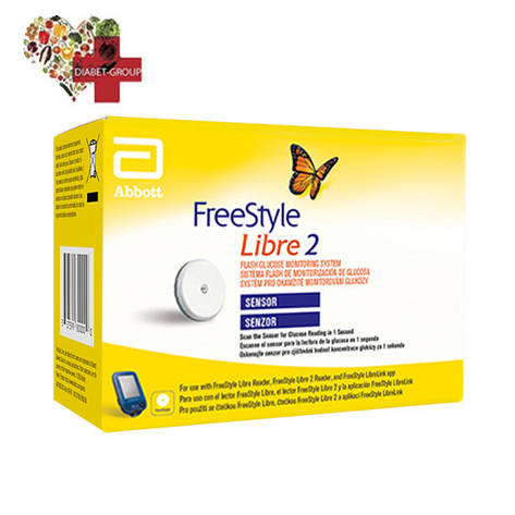 Фристайл Лібре 2 Сенсор (FreeStyle Libre 2 Сенсор) 1 паковання, фото 1