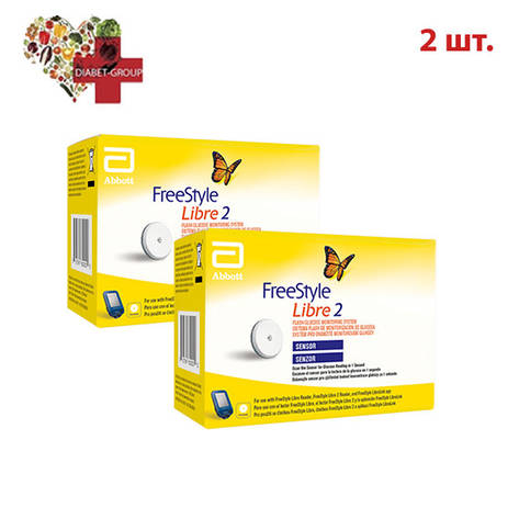 Фрістайл Лібре 2 Сенсор (FreeStyle Libre 2 Сенсор) 2 упаковки, фото 2