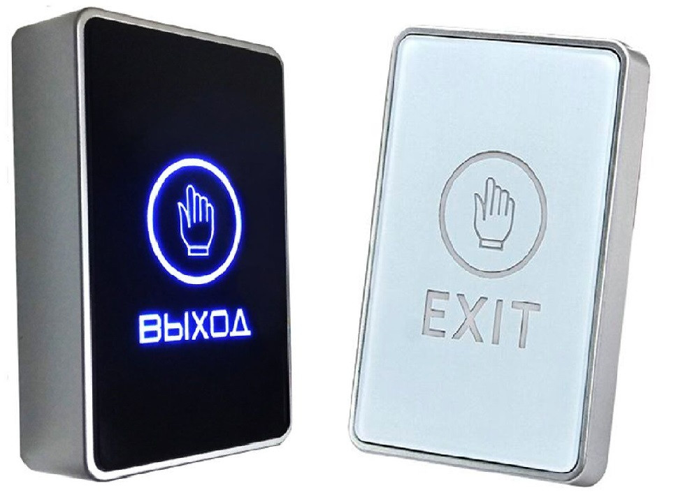 Кнопка открывания двери Бесконтактная накладная (Кнопка виходу сенсорна ...