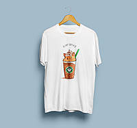 Женская футболка с принтом "Кофе: Карамель" Push IT