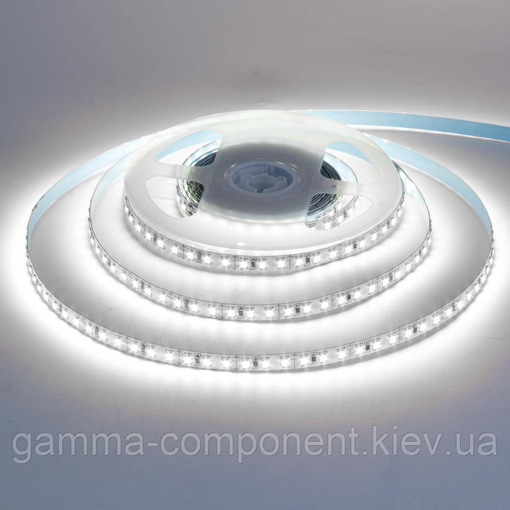 Світлодіодна стрічка холодна біла 12V AVT smd2835 168LED/м IP20