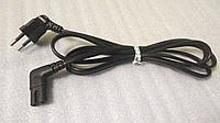 Оригинальный сетевой кабель питания Longwell LP-21L 1.485м (2x0.75мм2) (угловая вилка) Б/У