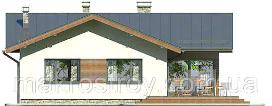 MS-008 проект дачного дома с террасой - фото 6 - id-p220744248