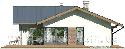 MS-008 проект дачного дома с террасой - фото 7 - id-p220744248