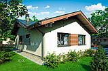MS-008 — проєкт дачного дому з терасою, фото 3