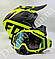 Мотошолом Ендуро Н502L для мотокросу або квадроцикла + КОМПЛЕКТ у Подарунок (Окуляри, рукавиці, Балаклава), фото 2