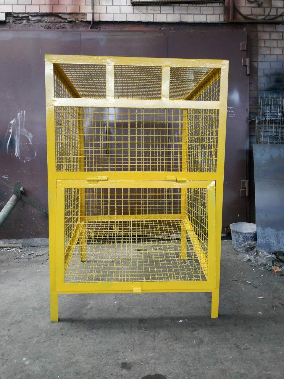 Контейнер сітчастий, металевий для ПЕТ., 1,1 м3