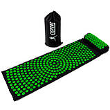 Масажний килимок Аплікатор Кузнєцова + валик масажер для спини/шиї/голови OSPORT Lotus Mat EcoPro (apl-022), фото 9