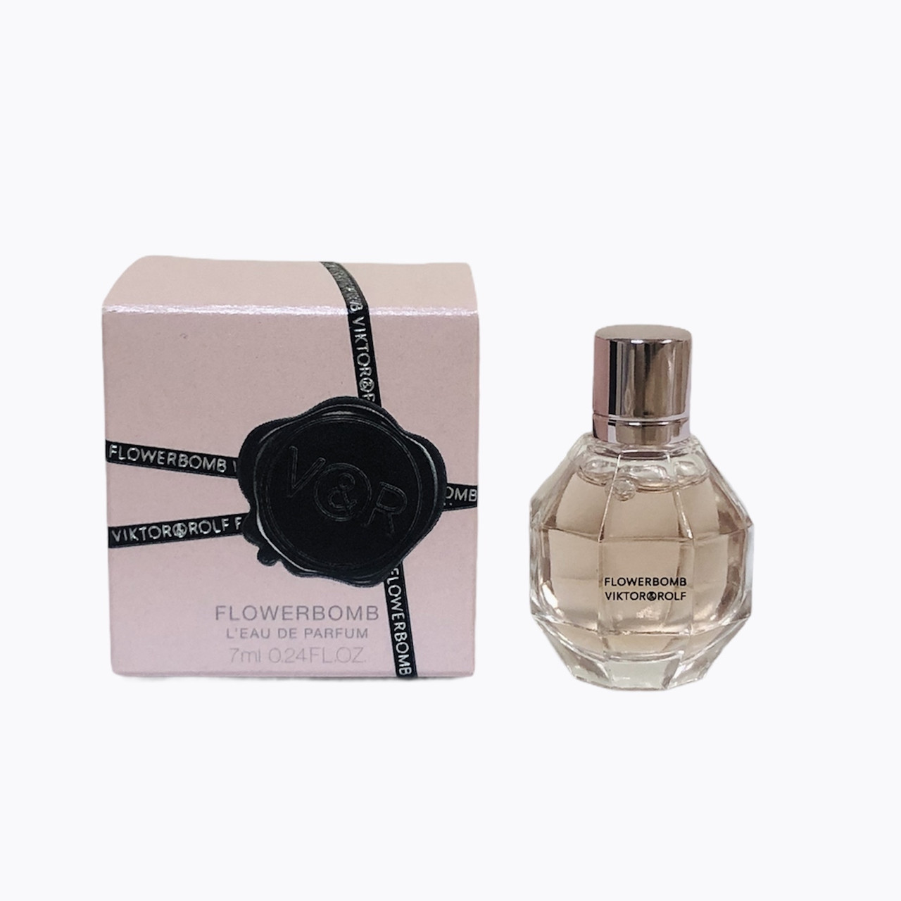Мініатюра жіночої парфумованої води Flowerbomb від Viktor & Rolf 7ml оригінал, квітковий пудровий аромат