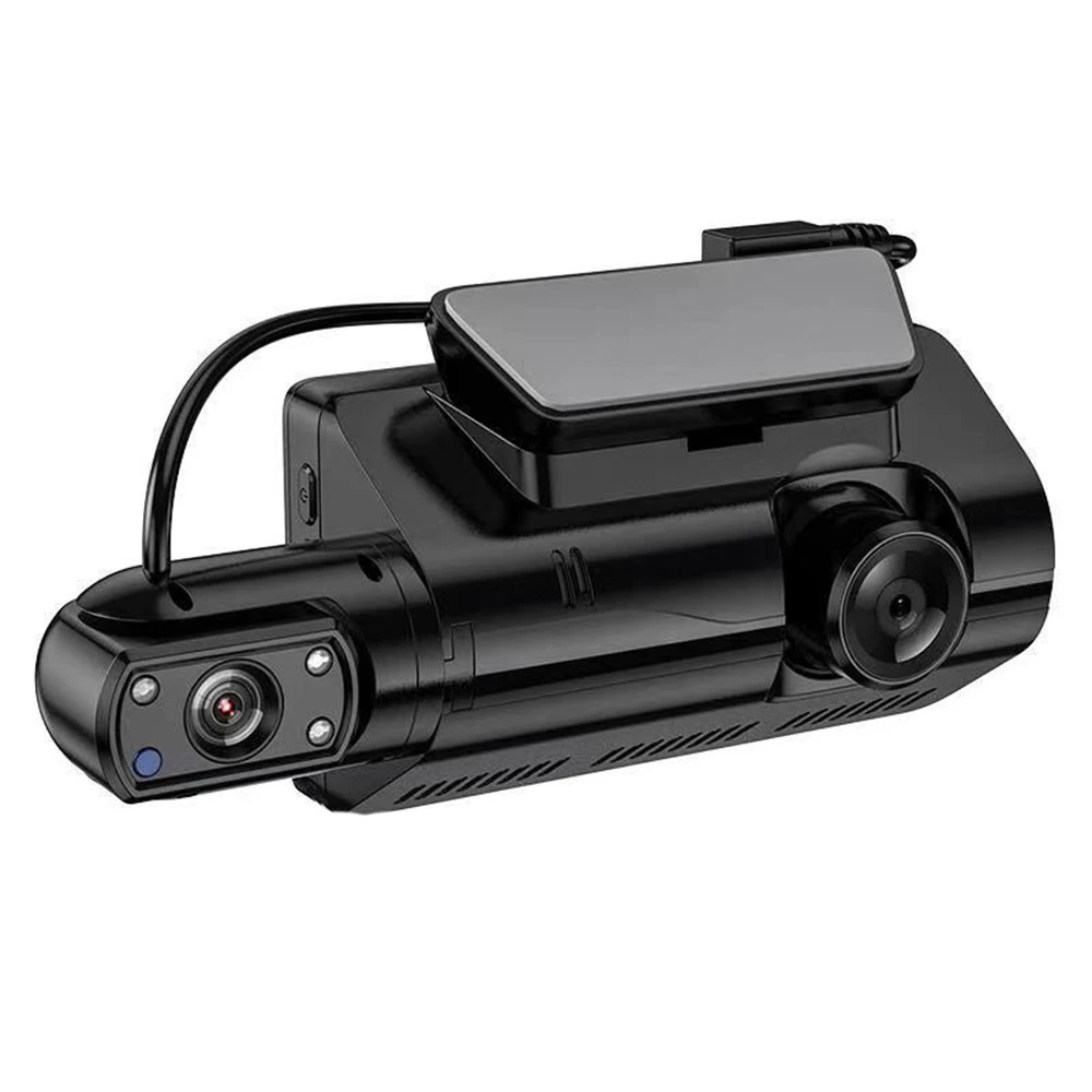 Видеорегистратор в машину с двумя камерами Hoco DI07 Черный - фото 2 - id-p1456229145