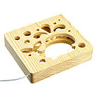 Світильник нічник ArtEco Light з дерева LED "Кит" з пультом і регулюванням кольори, RGB, фото 9