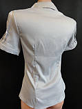 Жіночі блузи на ґудзиках із коротким рукавом, фото 5
