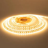 5 метрів, Світлодіодна LED стрічка AVT Premium 12v 120smd 2835 Білий теплий колір світла