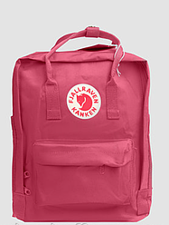 Рюкзак Fjallraven Crimson Kanken Bag Mini 8 літрів Топ якість малиновий з малиновою ручкою