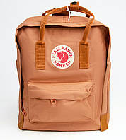 Рюкзак Fjallraven Biege Kanken Bag Mini 8 литров Топ качество бежевый с бежевой ручкой