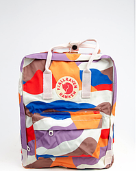 Рюкзак Fjallraven ART Kanken Bag Mini 8 літрів Топ якість світлий камуфляж