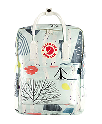 Рюкзак Fjallraven ART Kanken Bag Mini 8 літрів Топ якість білий