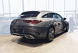 Захисна накладка на задній бампер для Mercedes CLA II Shooting Brake (X118) 2019+ /нерж.сталь/, фото 9