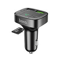 Адаптер автомобільний HOCO E59 Bluetooth FM 2USB, 3.1 A, чорний, фото 3