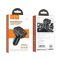 Адаптер автомобільний HOCO E59 Bluetooth FM 2USB, 3.1 A, чорний, фото 6