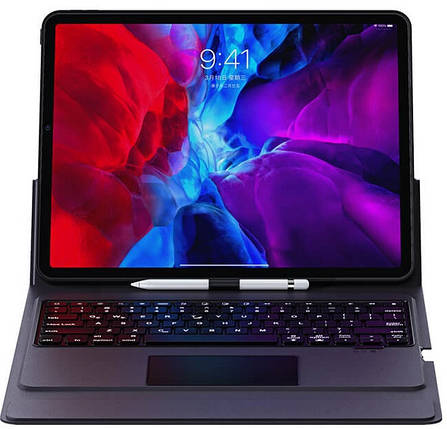 Чохол-клавіатура USAMS US-BH726 Smart Touch для iPad 9.7 Pro BT5.1, чорний, фото 1