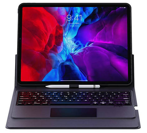 Чохол-клавіатура USAMS US-BH685 Smart Touch для iPad Pro 2020 11 BT5.1, чорний, фото 1