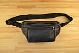 Сумка-бананка з натуральної шкіри/жіноча жіноча/спідниця поясна сумка/ кросбоді барсетка, фото 5