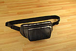 Сумка-бананка з натуральної шкіри/жіноча жіноча/спідниця поясна сумка/ кросбоді барсетка, фото 8
