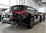 Захисна накладка на задній бампер для Mercedes CLA II Shooting Brake (X118) 2019+ /чорна нерж.сталь/, фото 9