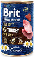 Brit Premium консерви для цуценят і собак 800г (індичка)