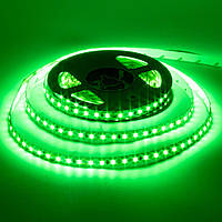 5 метрів, Світлодіодна LED стрічка AVT 12v 120smd 2835 IP20 Зелений колір світла