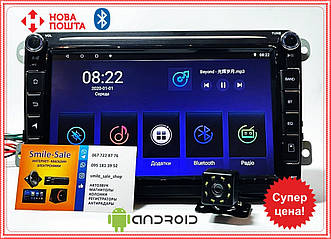 Штатна магнітола на VW<unk> SKODA <unk> Seat Cyclone VW 8" Android 10 2/32 GB CarPlay WIFI 2USB+ CAN BUS+ КАМЕРА