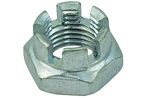 Гайка рульових тяг 2101-2107 корончаста (М14Х1,5)
