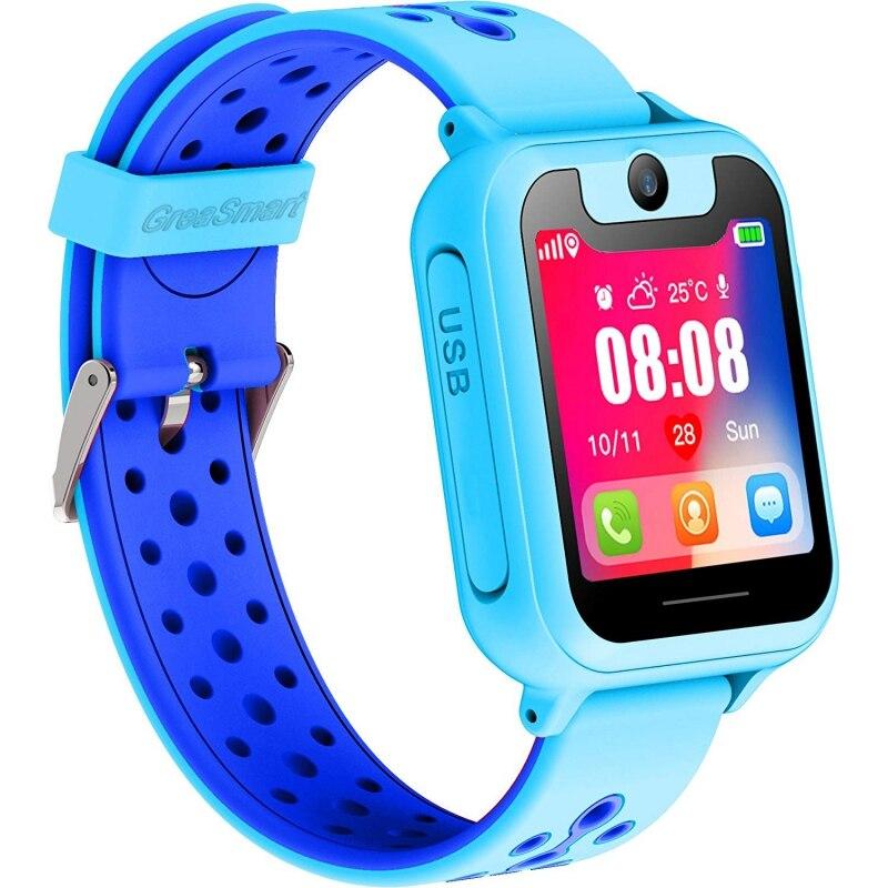 Дитячий смартгодинник з GPS S6 Блакитний (Smart Watch) Дитячий годинник