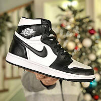 Мужские кроссовки Air Jordan 1 Retro High OG Black White