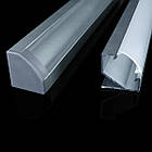 Профіль алюмінієвий LED DX кутовий ЛПУ17 17х17анодований (палиця 2 м), м, фото 3