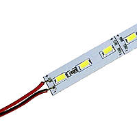 Светодиодная линейка BRT 24V 5630-72 led W 24W 6500K, IP20 белый со скотчем