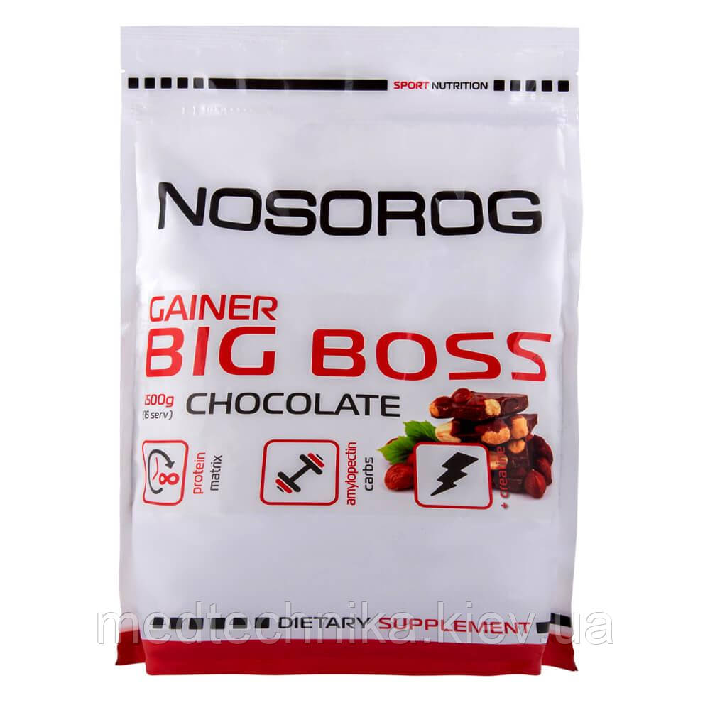 Гейнер Big Boss, 1,5 кг, зі смаком шоколаду, Nosorog