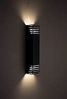Світильник настінний MSK Electric Sieve бра під дві лампи NL 23701-1 BK чорний