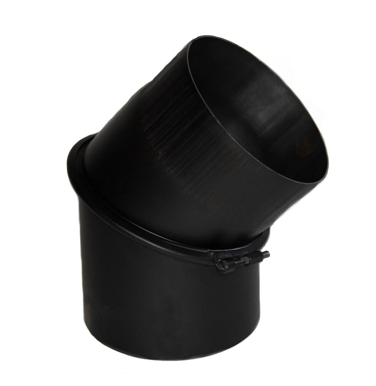 Дымоходное коліно KAISER PIPES 45° універсальне регульоване (2мм) Ø130