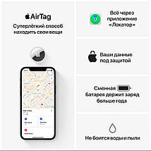 Трекер Apple AirTag (MX542) 4 штуки, фото 4