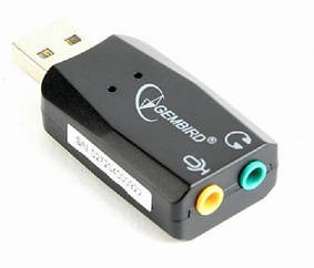 Звукова карта Gembird SC-USB2.0-01 USB2.0-Audio, блістер (код 101888)