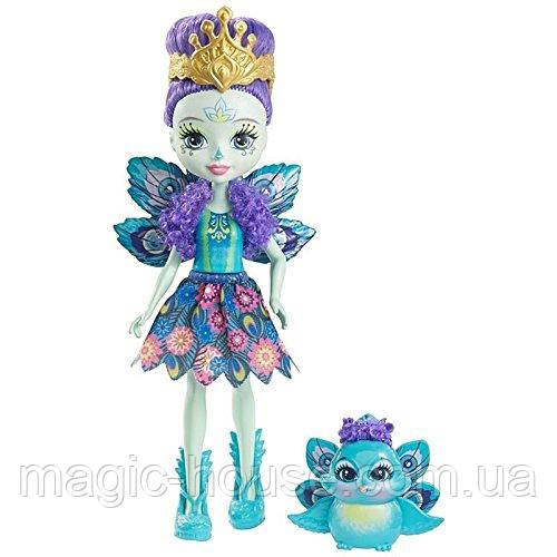 Лялька Энчантималс Павлина Пэттер і Флеп Enchantimals Patter Peacock Doll with Flap