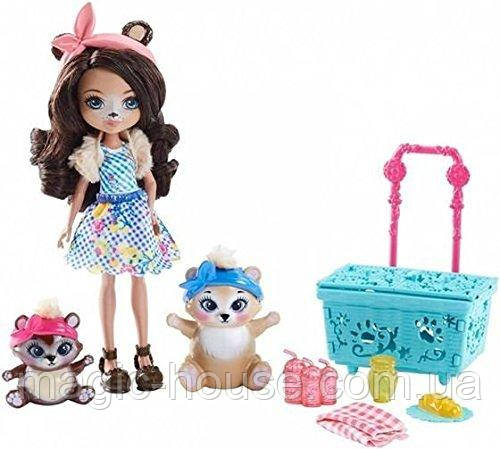 Ігровий набір Энчантималс Пікнік на природі Enchantimals Paws for a Picnic Doll and Playset